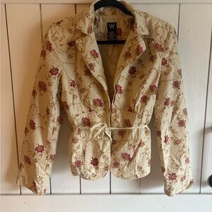 Floral Cream Jacket